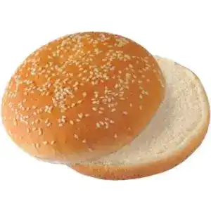 Булочка бутербродна кругла з кунжутом 4 шт. 328 г
