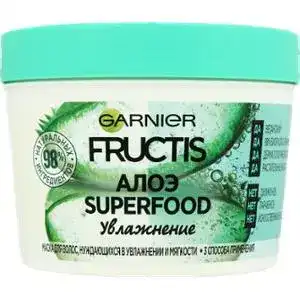 Маска для волосся Garnier Fructis Superfood Алое Зволоження 390 мл