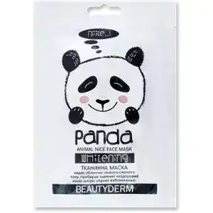 Тканевая маска для лица BeautyDerm Animal Panda отбеливающая 25 мл
