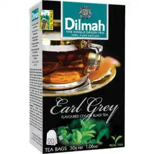 Чай Dilmah Earl Grey чорний цейлонський ароматизований 20 пакетів по 1.5 г