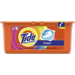 Капсули для прання Tide 3в1 Pods Color 30 шт.