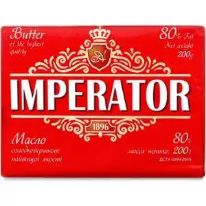 Масло Іmperator солодковершкове екстра 80% 200г