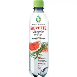 Напій Buvette Vitamin Water Грейпфрут-Розмарин негазована 0.5 л
