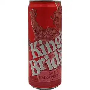 Слабоалкогольний напій King`s Bridge Gin & Grapefruit 7% 0.33 л