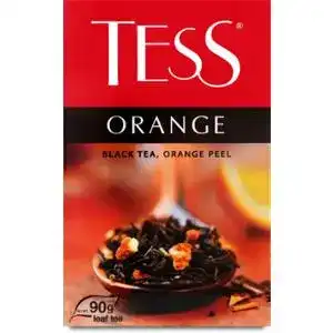 Чай TESS Orange чорний з апельсином 90 г
