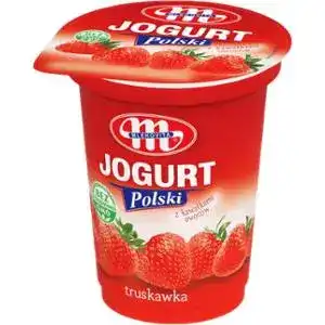 Йогурт Mlekovita Польський полуничний 350 г 