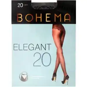 Колготи жіночі BOHEMA Elegant 20 den р.4 чорний