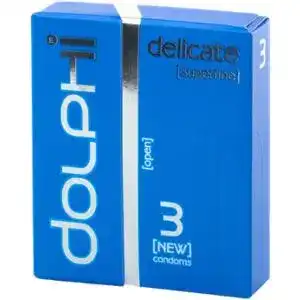 Презервативи Dolphi LUX Delicate 3 шт.