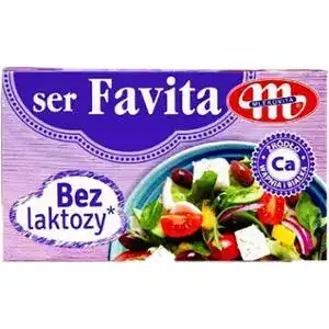 Сыр Mlekovita Favita без лактозы рассольный 18% 270 г