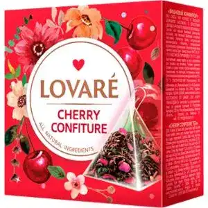 Чай Lovare Cherry Confiture в пірамідках 15х2 г