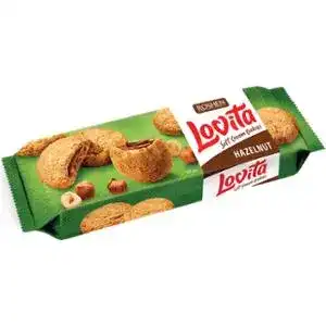 Печиво Roshen Lovita Soft Cream Cookies здобне з горіховою начинкою 127 г