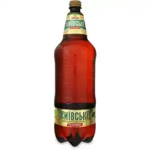 Пиво Оболонь Киевское Разливное светлое фильтрованное 3.8% 1.95 л