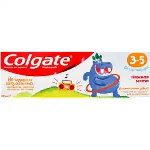 Зубна паста Colgate Ніжна м'ята для дітей від 3 до 5 років 60 мл