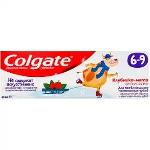 Зубна паста Colgate Полуниця-м'ята для дітей від 6 до 9 років 60 мл