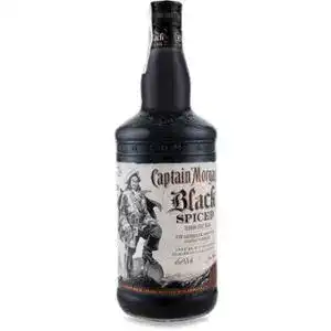 Ромовий напій Captain Morgan Spiced Black 40% 1 л