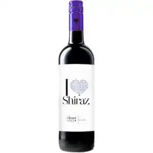 Вино I heart Shiraz червоне напівсухе 0.75 л