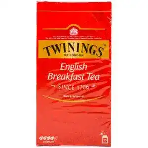 Чай Twinings English Breakfast чорний 25х2 г