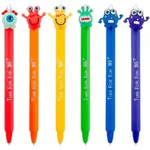 Ручка масляна Yes! Funny monsters автоматична 0.7 мм синя