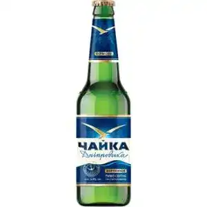 Пиво Чайка Дніпровська світле фільтроване 4.8% 0.5 л