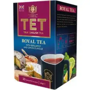 Чай Тет Royal чорний лимон бергамот 20х2 г