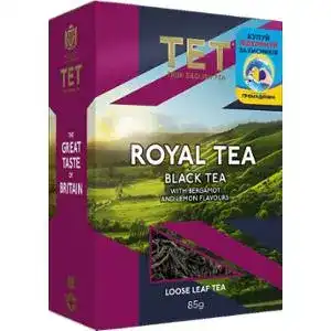 Чай Тет Royal чорний з лимоном та бергамотом 85 г
