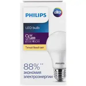 Cвітлодіодна лампа Philips Ecohome LED Bulb 9W E27 3000K