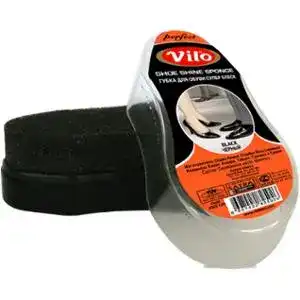 Губка для взуття Vilo Супер блиск чорна міні