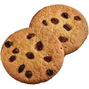 Печиво Biscotti Америка здобне пісочно-відсадних з родзинками 400 г