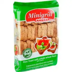 Тости Diatosta Minigrill пшеничні з цільного зерна міні 90 г