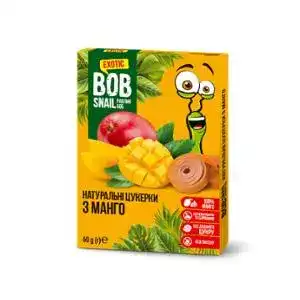 Цукерки Bob Snail натуральні манго 60 г