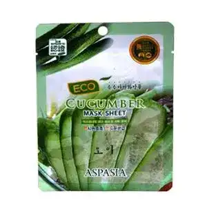 Тканинна маска для обличчя Aspasia Eco Cucumber з екстрактом огірка