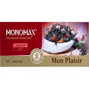 Чай Monomax Mon Plaisir чорний 25х1.5 г