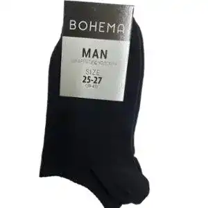 Шкарпетки чоловічі BOHEMA Active занижені чорний р.25-27