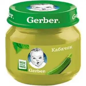 Пюре Gerber для дітей від 6 місяців овочеве кабачок 80 г 