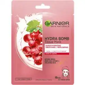 Тканинна маска для обличчя Garnier Skin Naturals Hydra Bomb 32 г