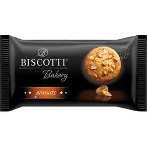 Печиво Biscotti Bakery здобне з арахісом 150 г