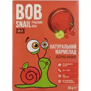 Мармелад натуральний Bob Snail Яблуко-Вишня 54 г