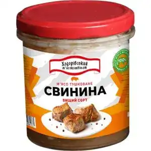 Продукт Ходоровский МК із свинини тушковане у власному соку 300 г