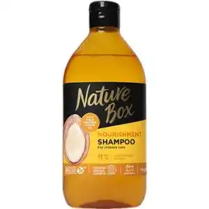 Шампунь Nature Box для харчування та інтенсивного догляду за волоссям з аргановою олією холодного віджиму 385 мл