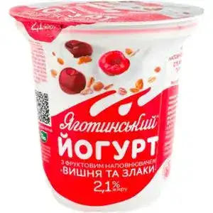 Йогурт Яготинський вишня та злаки 2.1% 260 г