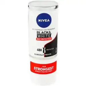 Дезодорант Nivea Max Pro чорне і біле 50 мл