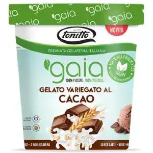 Морозиво GAIA на основі з вівсяного молока з какао веганське 0.5 л