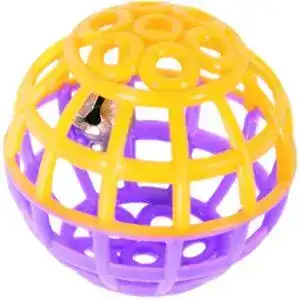 Іграшка для кота Кулька-дзвоник Природа пластикова 4.5 см