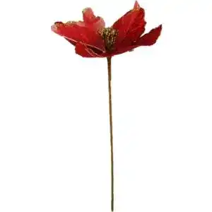 Декор Квітка арт.21EX1811-2 червона 20 см