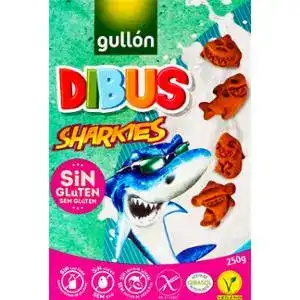 Печиво Gullon Dibus Sharkies без глютену 250 г