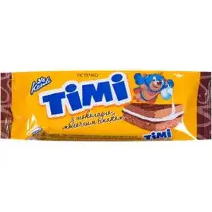Тістечко Конті Тімі з шоколадно-молочним смаком 35 г