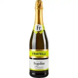 Напиток винный Fratelli Fragolino Bianko белый полусладкий игристый 6-6.9% 0.75 л