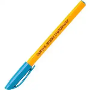 Ручка масляна Buromax синя з грипом
