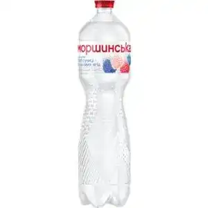 Напій Моршинська безалкогольний сильногазований з ароматом білої суниці та лісових ягід 1.5 л