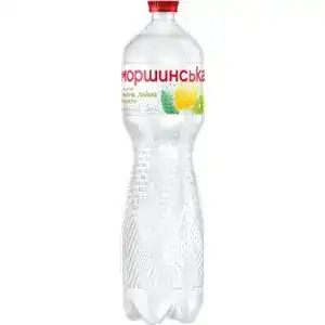 Напій Моршинська безалкогольний сильногазований з ароматом лимона, лайма та м'яти 1.5 л